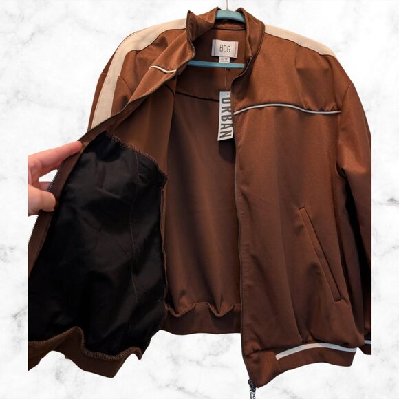 🔥NWT | Urban Outfitters BDG Track Jacket Retro Colorblock Streetwear Y2K Size XL - Picture 12 of 13